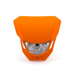 Custom Supermoto Headlight - Orange