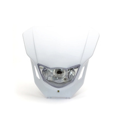 Custom Supermoto Headlight - White
