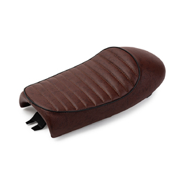 Motorcycle Seat - Stitched Sportster Dark Brown / Black