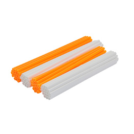 Spoke Wraps - Fluro Orange and White