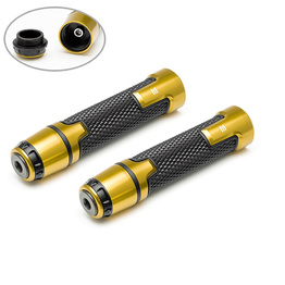 Sports Aluminium Grips with Bar Ends - Gold