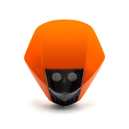 Stealth Supermoto LED Headlight - Orange
