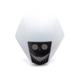 Stealth Supermoto LED Headlight - White