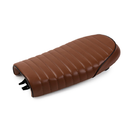 Motorcycle Seat - Scrambler Tan Brown