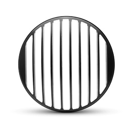 7" Metal Classic Vent Design Grill - Black Contrast Cut