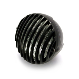 Vintage Alloy Bottom Mount Headlight - Matte Black