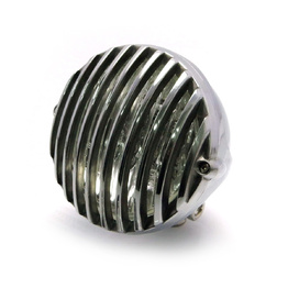 Vintage Alloy Bottom Mount Headlight - Chrome