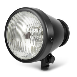 4.5" Vintage Bottom Mount Headlight - Matte Black