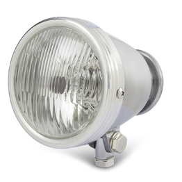 4.5" Vintage Bottom Mount Headlight - Chrome
