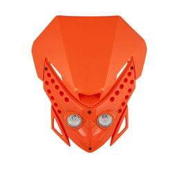Viper Motocross Front Headlight - Orange