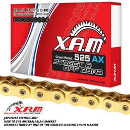 XAM Chain 525AX Gold/Gold X 120 X-Ring